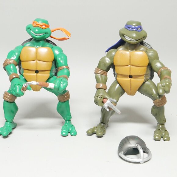 Vintage Ninja Turtles Figure Bundle Leonardo Donatello Michelangelo - Picture 3 of 4
